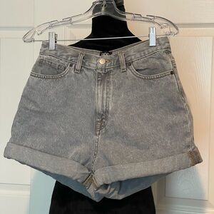 BDG Urban Outfitters Gray Jean Shorts Mom High-Rise Vintage Style